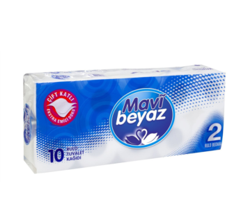 Mavi Beyaz Toilet Paper 10Rolls