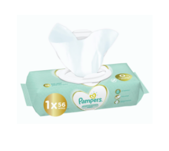 Pampers Baby Wipes 56Pcs