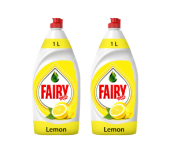 Fairy Lemon Dishwash 1L