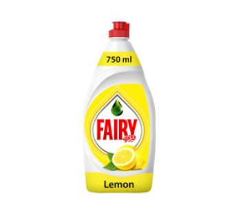 Fairy Lemon Dishwash 750ml